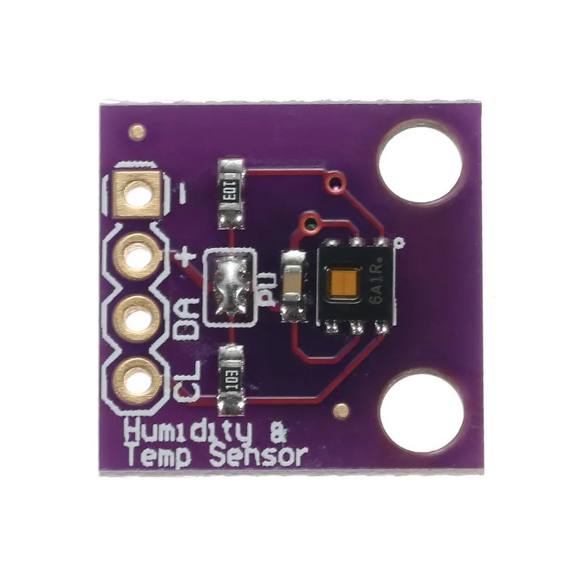 thumbnail image 2 of Texas Instruments HDC1080 Precision Humidity & Temp Sensor Board – SEN-37001 By Playing With Fusion 2 of 3