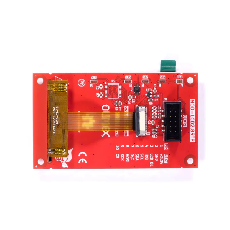 MOD-LCD2.8RTP OLIMEX - Display: TFT | 2,8; 240x320; Bel: LED; Abm: 50x69, 2x3,4mm; RGB; IDC50 | Transfer Multisort Elektronik Deutschland MOD-LCD2.8RTP OLIMEX - Display: TFT | 2,8; 240x320; Bel: LED; Abm: 50x69, 2x3,4mm; RGB; IDC50 | Transfer Multisort Elektronik Deutschland
